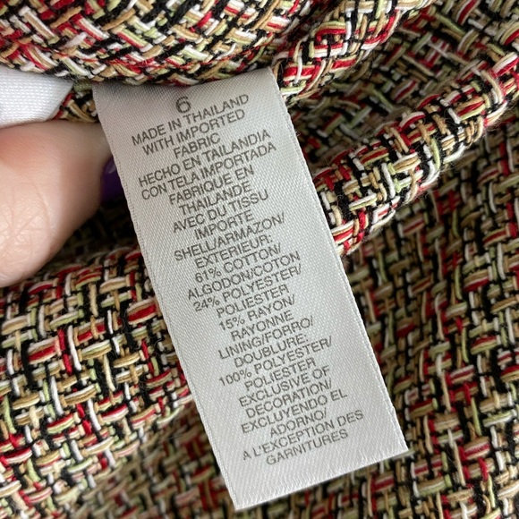 Liz Claiborne Twill Skirt Suit Size 6 - Picture 8 of 8